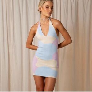 Peppermayo Knit Halter Dress